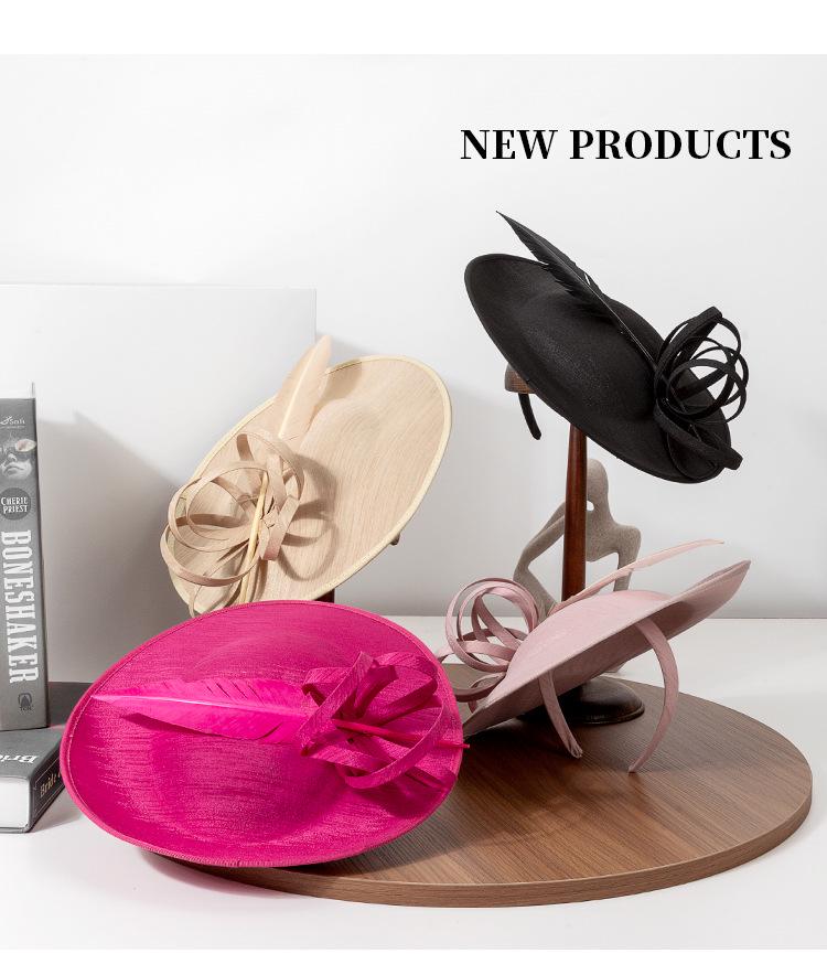 Linglong 2025 Spring/Summer Women's Retro Bow Headband & Hat