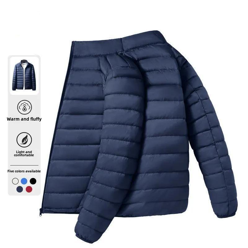 

Мужская ультратонкая легкая хлопковая куртка с капюшоном - молодежный короткий стиль, распродажа внесезона, доступны большие размеры 5XL 86-95kg