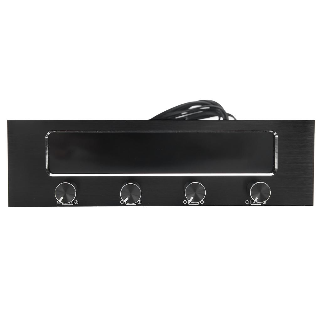 STW‑6041 Fan Controller for Computer CPU Multifunctional 4 Channel Front Panel LCD Display