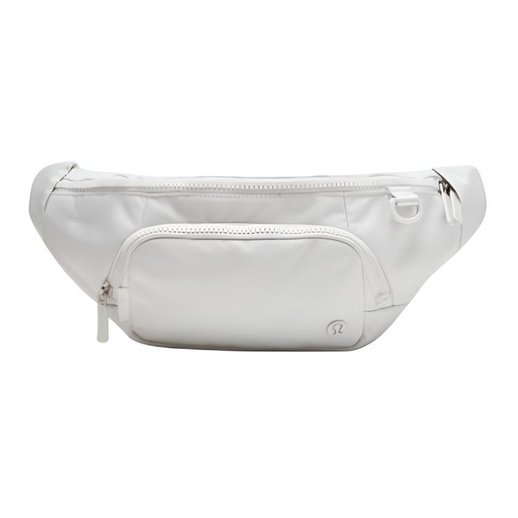 

Lululemon Brand Tag Zipper Closure Casual Waist Bag Extra Large Unisex waist bag Steam-Grey LU9D48S-032894 Steam Gray