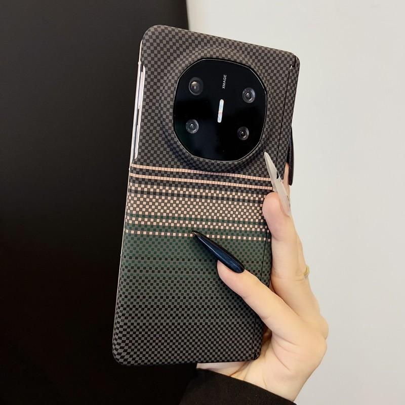 Magnetic Snap-on Phone Case Mate X7 Galaxy Z Fold8 With Carbon Fiber Mid-Hinge Design PC Material