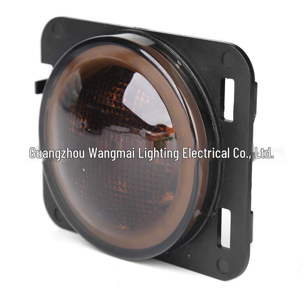 Jeep Fender Turn Signal Light with Daytime Running Light Ring for Wrangler Models (07-17)