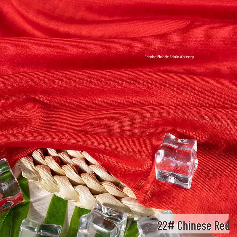 40D Warp-Knitted High-Elasticity Luster Chiffon Lining - Silky, Breathable Fabric for Dresses
