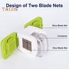 Garlic Press Slicer Manual Mincer Grater And Slicer Non-Slip Handle Ginger Spice Grinder Kitchen Gadget for Home Restaurant