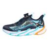 Anta Childrens Red Flame Fabric Running Series Niche Trend Childrens Running Shoes Kids Running Shoes Black Fluorescent-Water-Green 312515524R-4