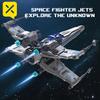 TOYLINX Space Fighter Jet DIY Model Bricks 1271PCS Moc Building Blocks Education Toys Birthday Gifts Christmas Gifts for Kids