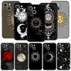 Funny Sun Moon Angel Eyes Luxury Phone Case For iPhone 11 14 15 Pro MAX 12 13 Mini 7 8 Plus X XR XS SE Shockproof Cover Funda