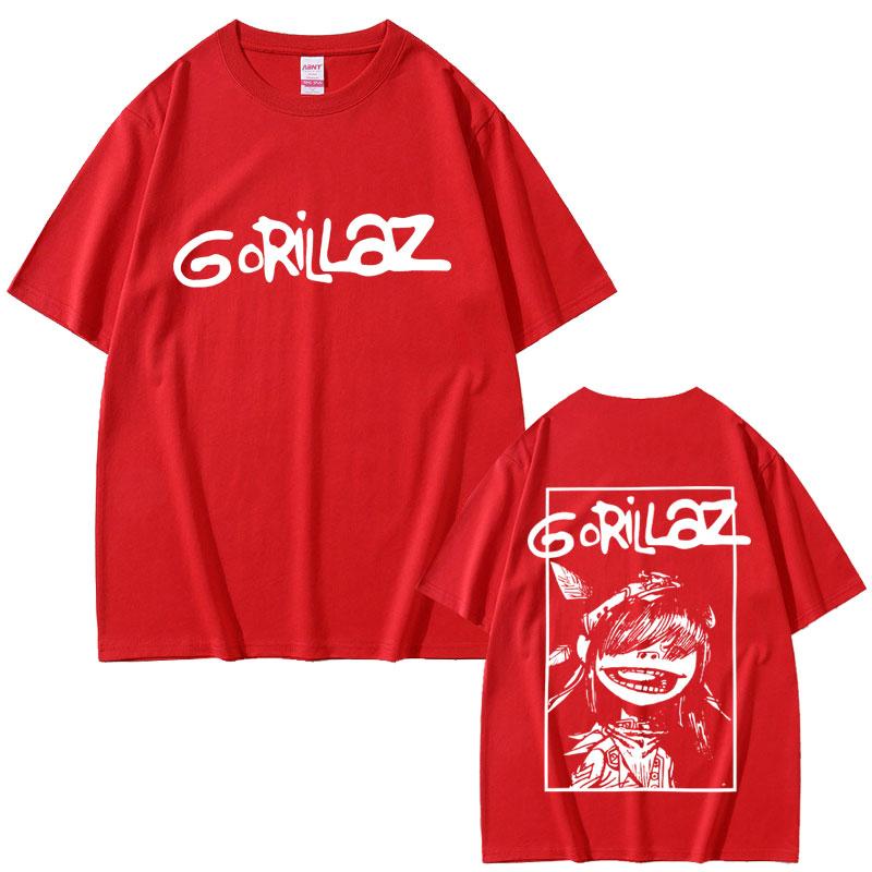 Rock Band Gorillaz Graphic Print Tshirt Unisex Women Hip Hop Gothic Punk Oversized Tshirts Unisexs Fashion Vintage Casual T Shirts