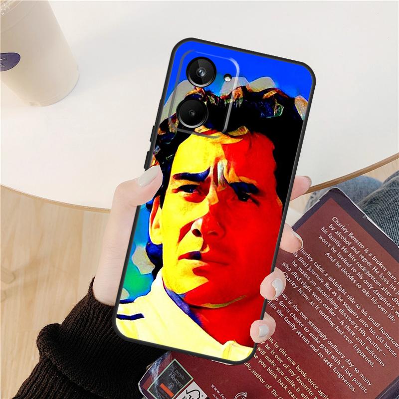 Racing Ayrton Senna Case For Realme C55 C75 C67 C61 C53 C51 C21Y C25S 10 11 12 13 14 Pro Plus GT 6T 6 5 GT7 Pro