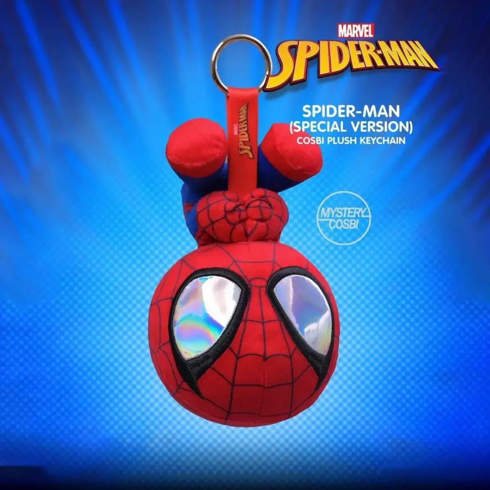 Spider Man Series Blind Box Cosbi Plush Anime Peripheral Figurines Backpacks Pendants Ornaments Surprise Gift for Boys