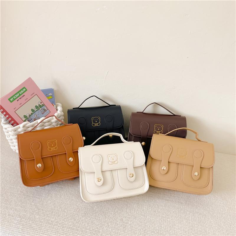 Simple and Retro Flip-top Bag, Anti-theft Backpack, Exquisite Children's Bag, Trendy Bag