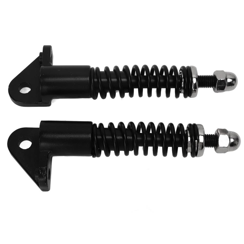 1 Pair Black Hydraulic Spring Shock Absorber Aluminum Hydraulic Front Shock Absorber Electric Bike