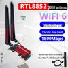 AX1800 WiFi 6 Dual-Band Gigabit PCIe Wireless Network Card with Bluetooth 5.2 (RTL8852)
