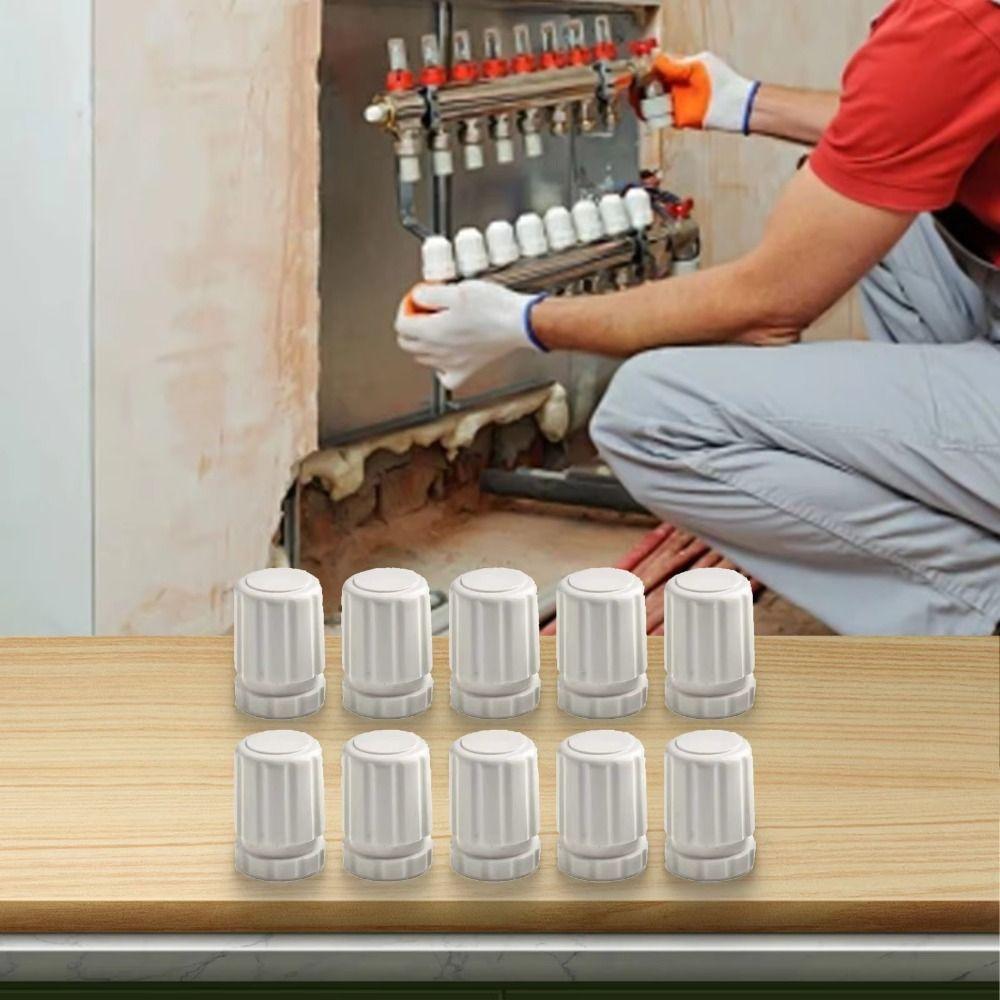 5PCS Replacement Part Underfloor Heating Accessories Radiator Valve Cap Underfloor Heating Systems