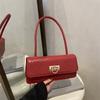 One Shoulder Underarm Handbag Bag Summer Large Capacity 2025 Foreign Style New Model Texture Lock Weave Women