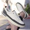 Fashion British Style Soft Sole Comfy Casual Leather Board Shoes Outdoor Running Shoe Fashion Designer Brand Mens Genuine Leather Shoes
