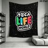 Toca Life World Wall Hanging Printed Fabric Blanket Decorative Tapestries for Bedroom Living Room Home Decor