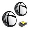 Neu 2 Stück Auto Rückspiegel Rückwärts Totwinkel Zusatz 360 Grad Einstellbarer Spiegel Zubehör Autospiegel Konvex Konv J7G6