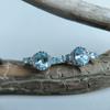 Silver Earrings with Natural Topaz 4.108ct (2188285)