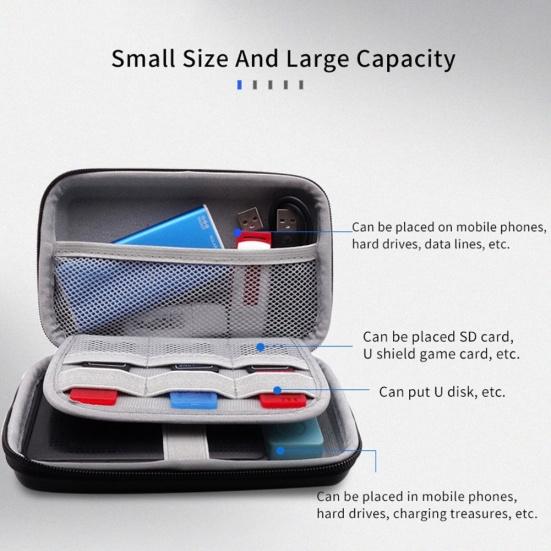 2,5-Zoll-Festplattenlaufwerk Schutzhülle Power Bank USB-Kabel Ladegerät Aufbewahrungstasche