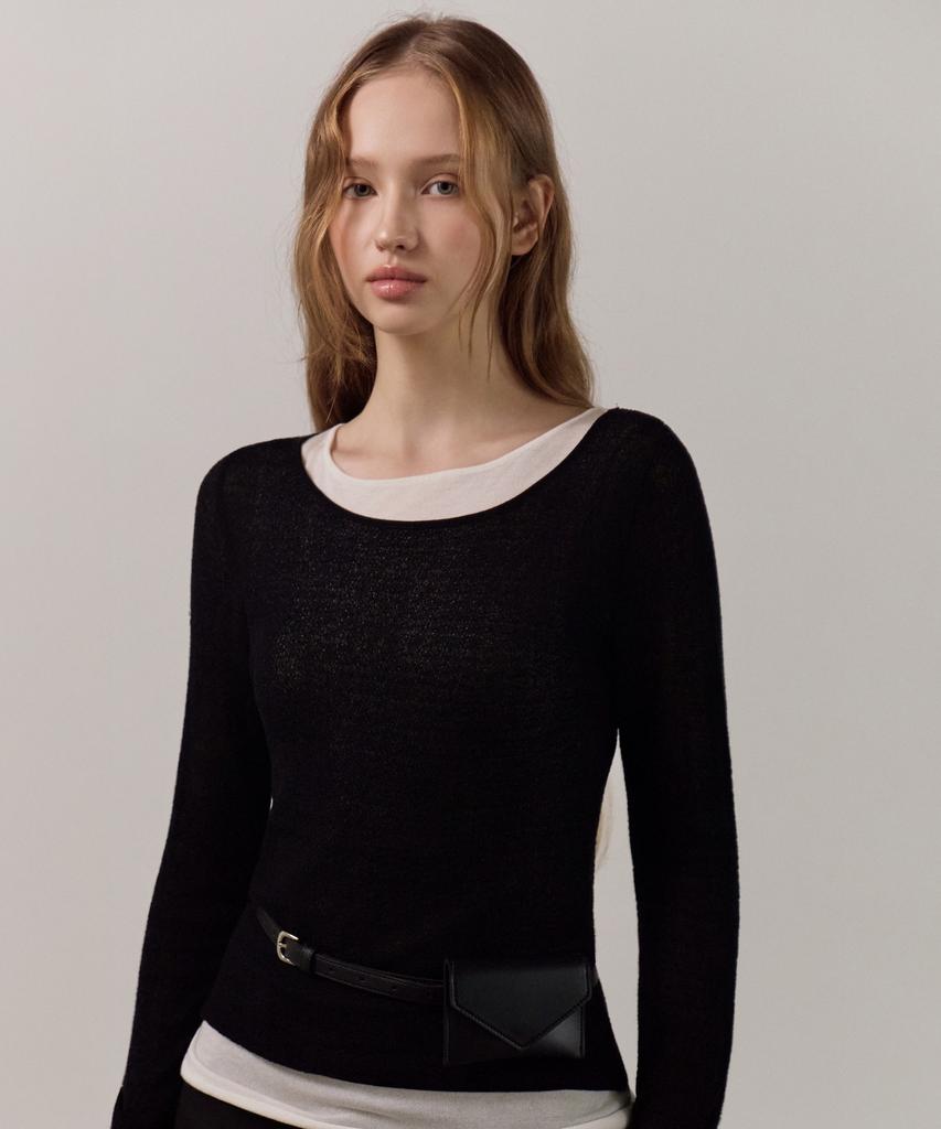 ELLIOTI Vail Layered Knit Ts_3Color