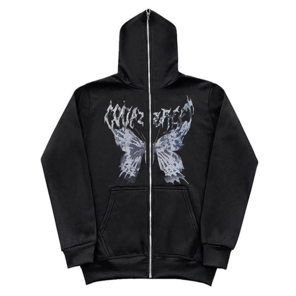 Куртка с капюшоном в стиле ретро Харадзюку — фото 12