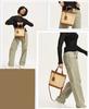 2025 Luxury Designer Women's Straw Beach Bag Ladies Woven Grass Handbags Summer Totes New Fashion Crossbody Shoulder Bag