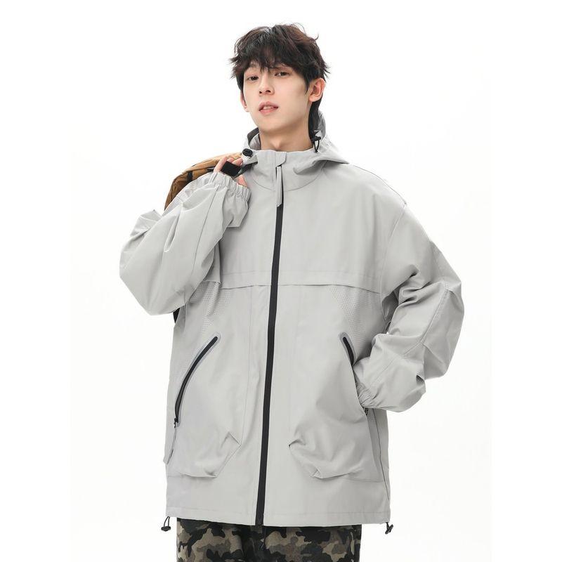 Wassup2025 New Autumn and Winter Jacket Loose Zipper Pocket Workwear Jacket Couple Outdoor Sports Top