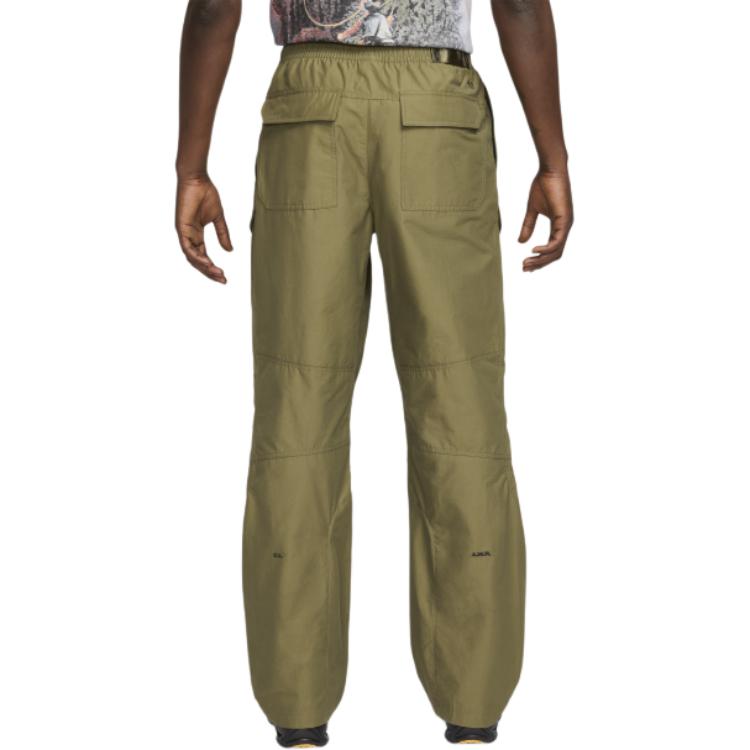 Nike Nocta Opal Comfortable Versatile Fashion Cargo Pants Men Pants Medium-Olive FZ0911-222