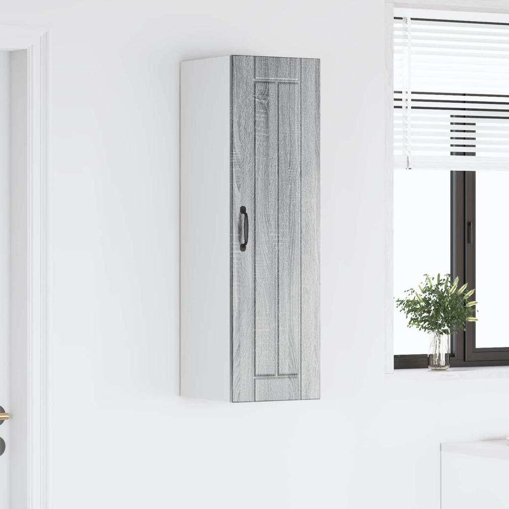 Wall Cabinet LUCCA Grey Sonoma 30 x 31 x 100 cm Particleboard