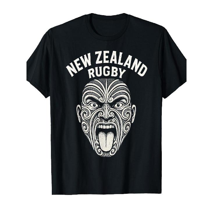 New Zealand Rugby Maori Haka T-Shirt S чёрный