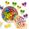10/500PCS Funny Wiggle Eyeball Finger Puppet Plastic Rings Party Favor Toys for Kids Practical Jokes Games Gifts Birthday Decor