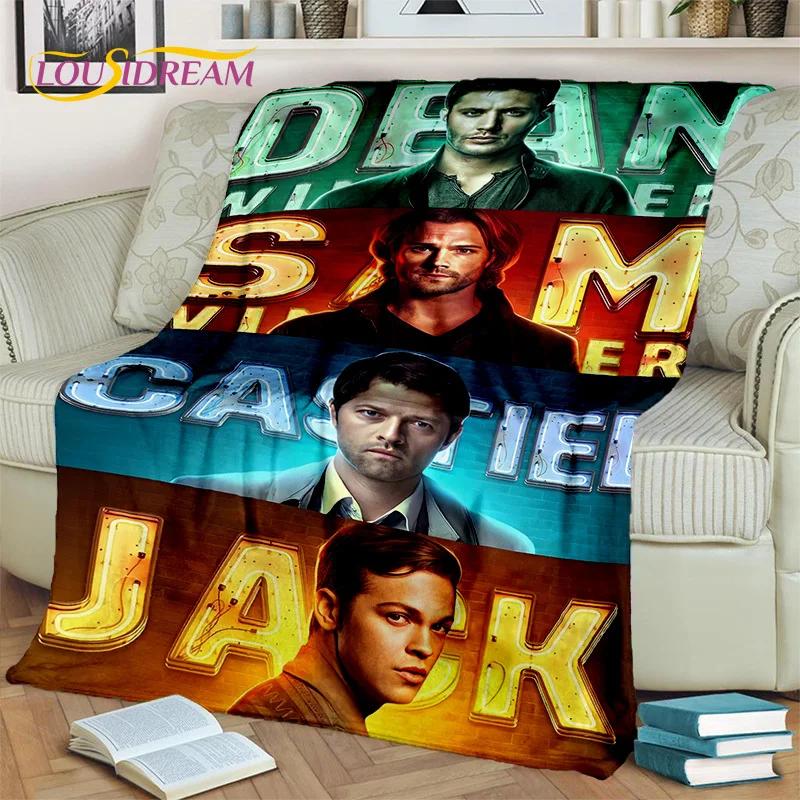 Supernatural Serie 3D Decke, Flanell Überwurfdecke für Zuhause Schlafzimmer Bett Sofa Wohnzimmer Picknick Büro Wandern Freizeit Nickerchen Geschenk