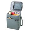 Soft Cooler 15L Insulated Foldable and Box Large Capacity Model GY ProductThermos Gray, Bag, 5-Layer Insulation, Compact, Water-Repellent Fabric,