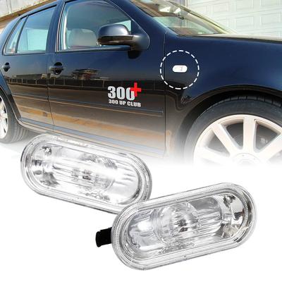 2pcs for Volkswagen Golf 4 Mk4 Bora Vento Seat Jetta A4 Car Side Marker Lights Auto Turn Signal Lamp Warning Lights