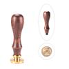 1set DIY Letter Scrapbook Brass Wax Seal Stamps and Wood Handle Sets Letter.G 25x14mm 75mm