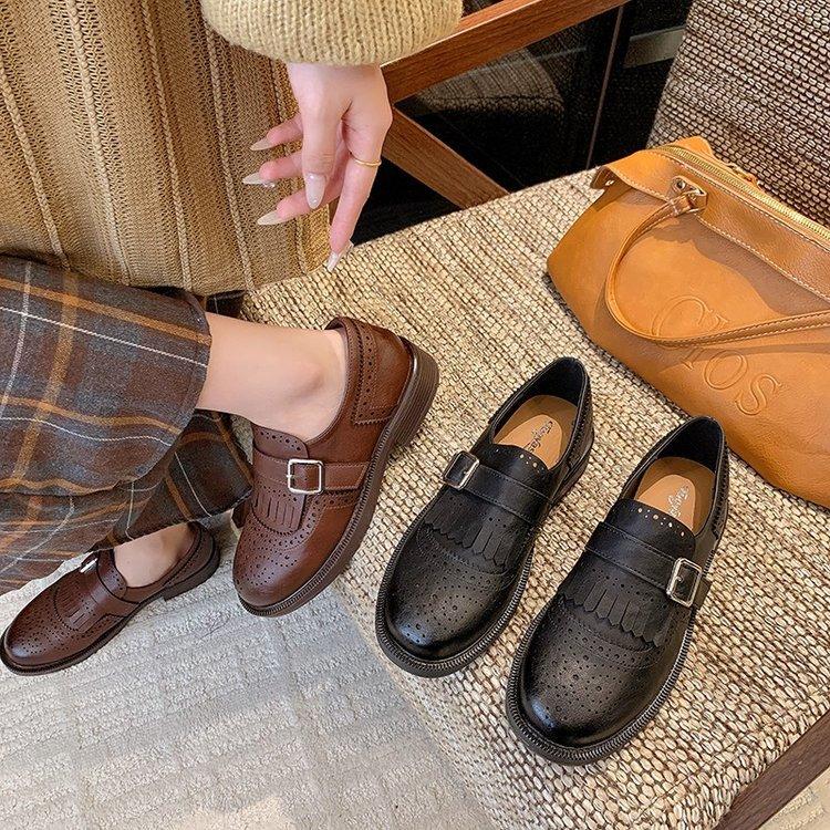 [Blogger Recommendation] Retro British Style Versatile Fringed Loafers Women's 2025 Autumn New Commuter Shoes