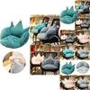 Crown Seat Plush Cushion Chair Pad Fur Home Office Waist Lumbar Pillow Soft Warm