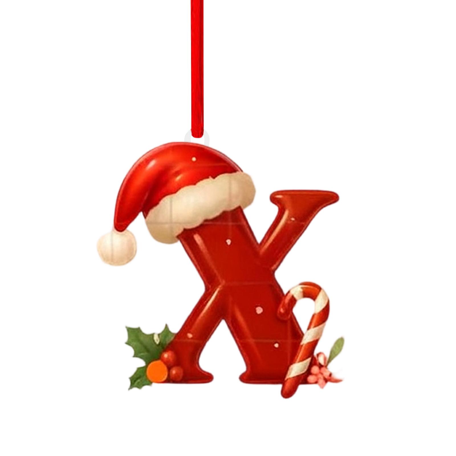 

26 Letter,Christmas,Ornaments,Acrylic,1 One Size