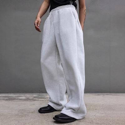 Couple Set Y2K Baggy Joggers Oversized Streetwear Pants Men Women Pure Color Cargo Pants for Running Workout
