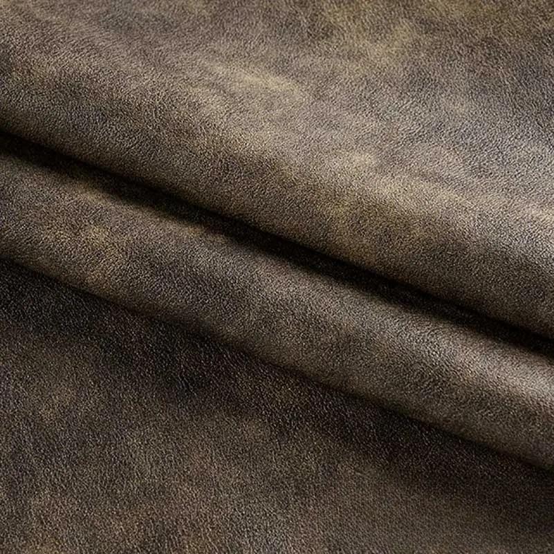 50x140cm Retro PU Leather Fabric Waterproof Trendy for Sewing Leather Jacket Skirt Bag Sofa Release Materials