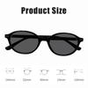 2PCS Unisex Trendy High Quality Oval Frame Myopia Sunglasses Outdoor Street Style Anti-UV Ultra Light Prescription Near Sight Eyewear