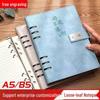 Loose-Leaf Notebook: A5/B5 Business Office & Meeting Notes with Custom Logo Option