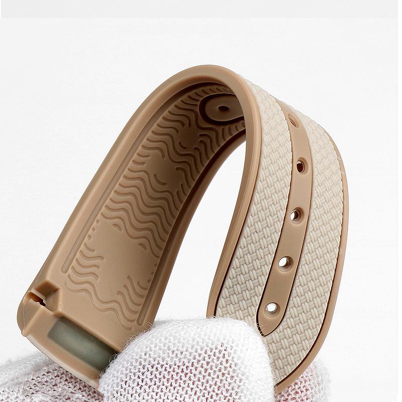 Curved End Silicone Strap Folding Buckle Men Women Soft Waterproof Sport Bracelet Watch Band for Omega x Swatch Moonswatch 20mm