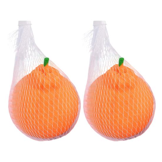 1/2/3/Pcs Orange Squeeze Toy with Mesh Bag Stress Relieving Dekopon Tangerine Toy Stretchy Anti-anxiety Simulation Fruit Sensory Fidget Toy