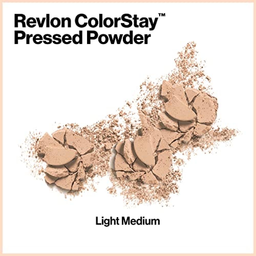 Revlon Face Powder  Colorstay 16 Hour Face Makeup  Longwear Medium  Full Coverage With Flawless Finish  Shine   Oil Free  830 Light Medium  0.3 Oz