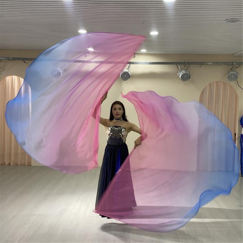 2Pcs Semicircle Praise Church Flags Praise Dance Worship Flags with Scalable Rod for Worship Dance Practice Performances