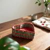 Heart Shaped Storage Basket Handmade Heart Storage Basket Multi-Purpose Easy To Organize for Dresser