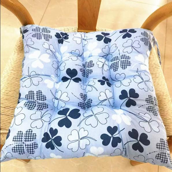 Thickened Printed Chair Seat Pad for Office, Student, or Dining Chairs