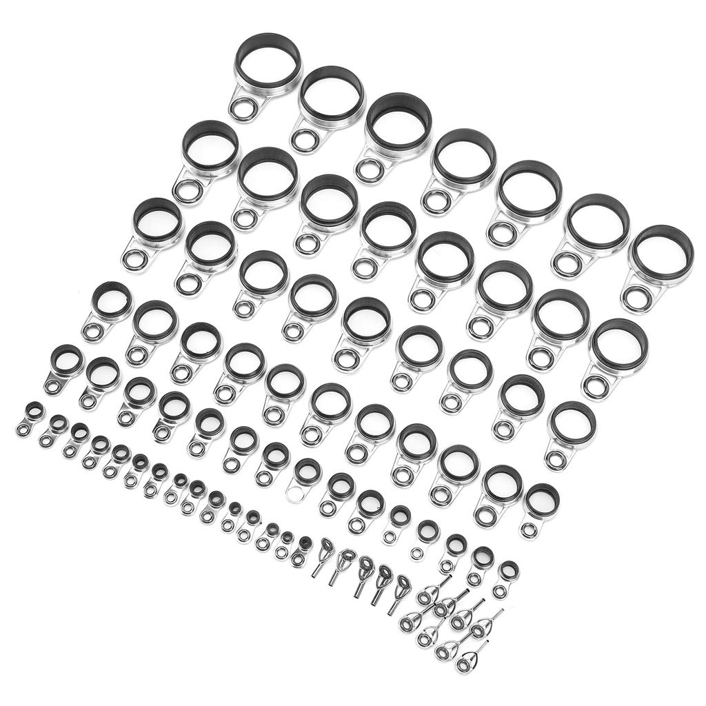 Teleszkópos Surf Casting Horgászbot Vezetők Spiccek Javítókészlet Horgászbot Fűzőgyűrű